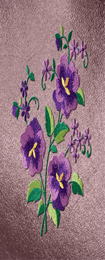 DNSDAY-561-SH-OR Violets Shimmer Orchid